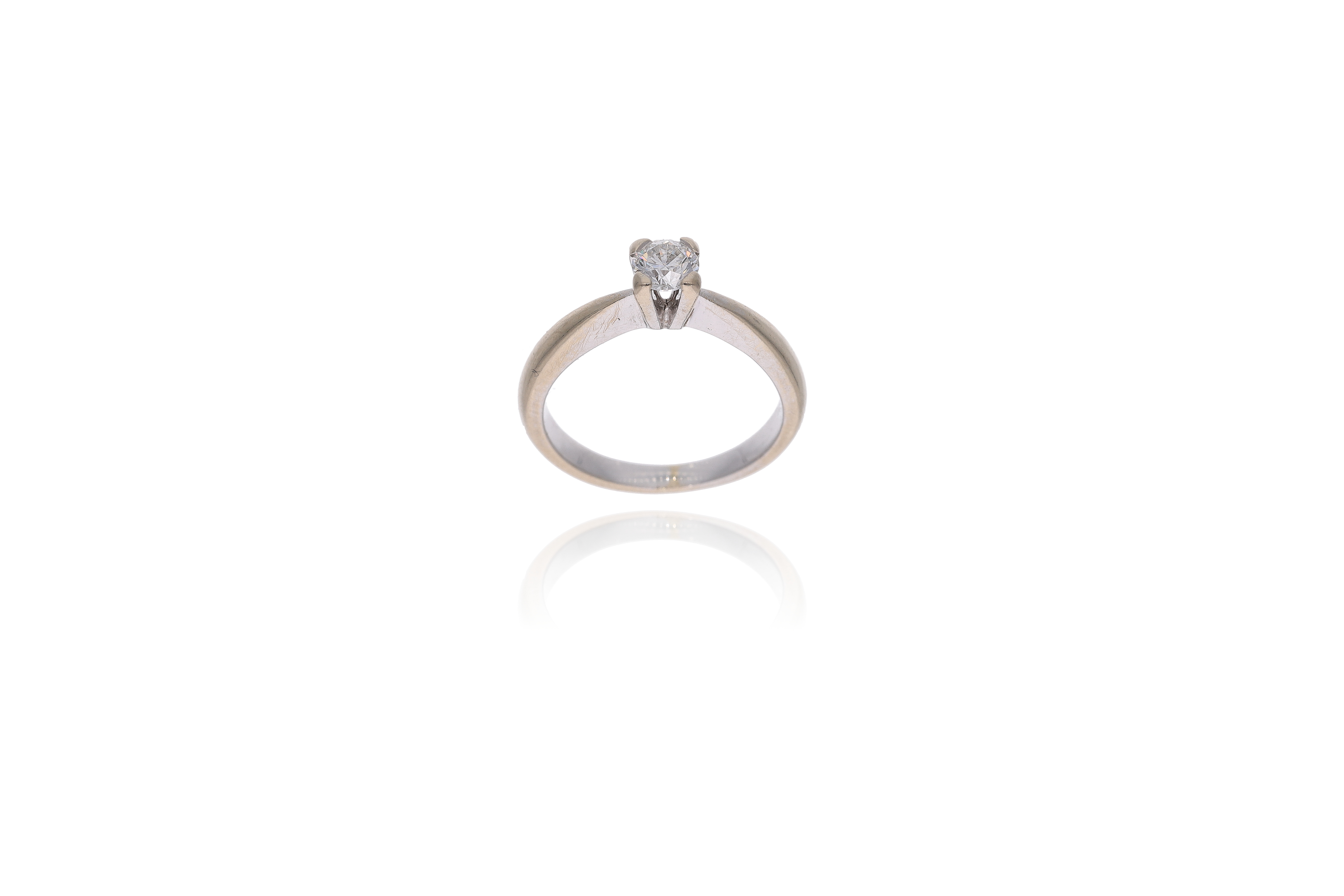 Anello con diamante - Asta Preziosi
