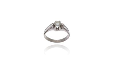 Anello con diamante - Asta Preziosi