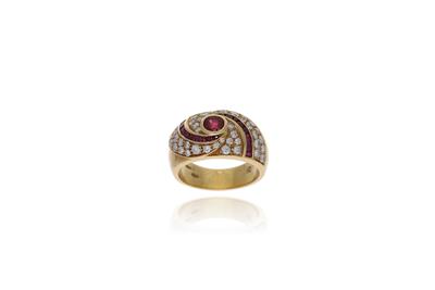 Anello con rubini e diamanti - Asta Preziosi Anello con rubini e diamanti - Asta Preziosi