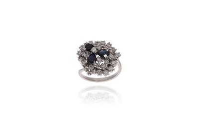 Anello con zaffiri e diamanti - Asta Preziosi Anello con zaffiri e diamanti - Asta Preziosi