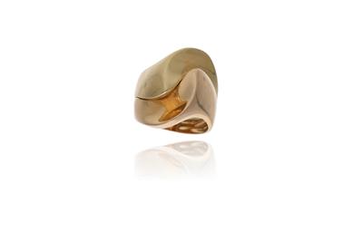 Anello in oro bicolore - Asta Preziosi