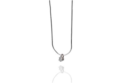 Collana con ciondolo e diamante - Asta Preziosi