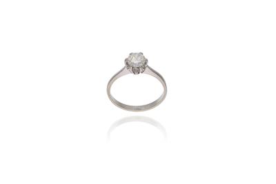 Anello solitario con diamante - Asta Preziosi Anello solitario con diamante - Asta Preziosi