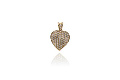 Ciondolo a forma di cuore con pietre - Asta Preziosi Ciondolo a forma di cuore con pietre - Asta Preziosi
