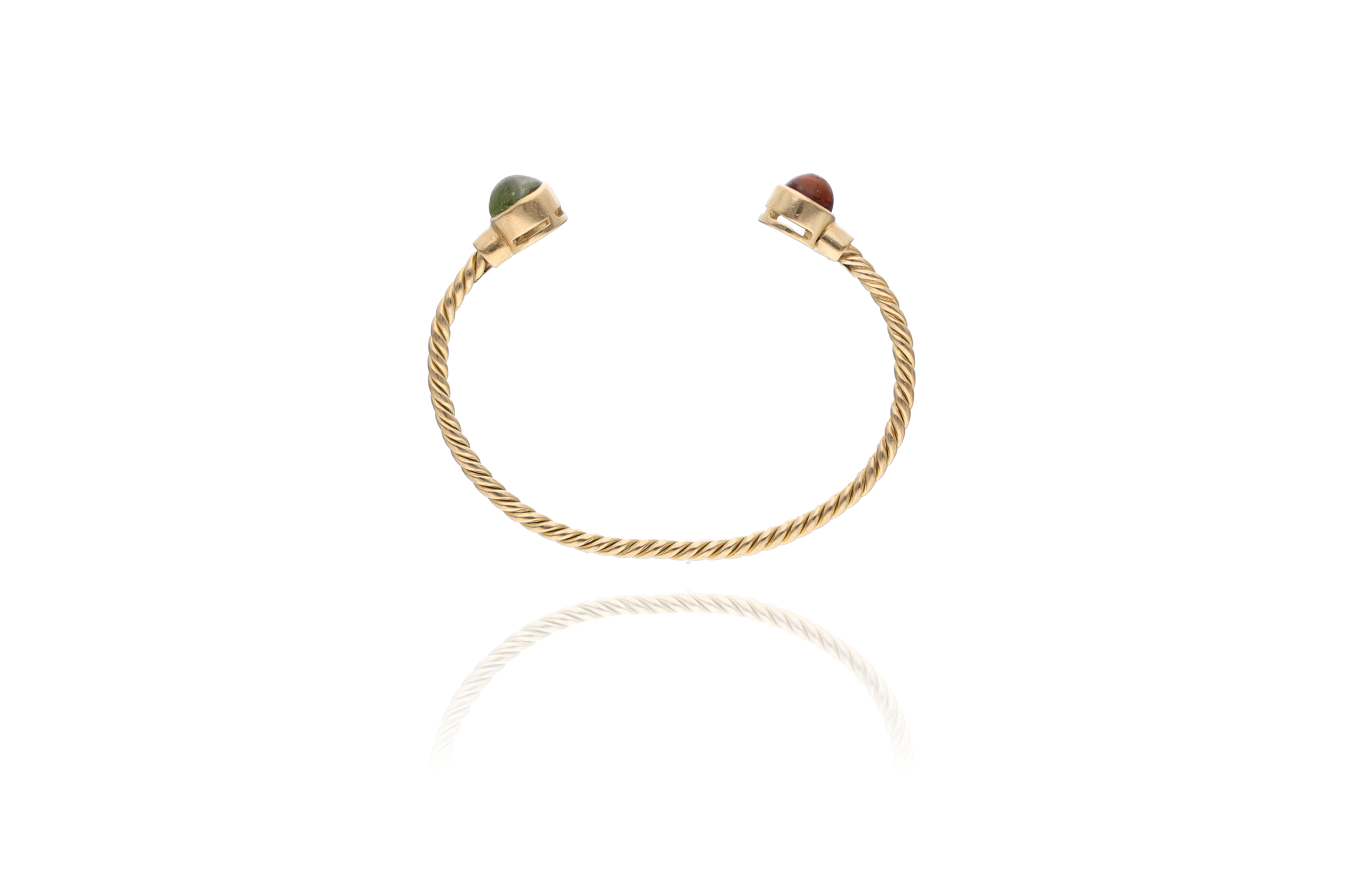 Bracciale con quarzo e peridoto - Asta Preziosi