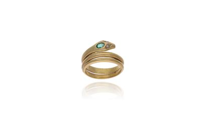 Anello con smeraldo e diamanti - Asta Preziosi Anello con smeraldo e diamanti - Asta Preziosi