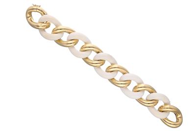 Bracciale a maglie alternate in oro e altro materiale - Asta Preziosi Bracciale a maglie alternate in oro e altro materiale - Asta Preziosi