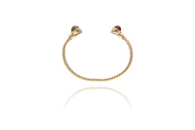 Bracciale con quarzo e peridoto - Asta Preziosi