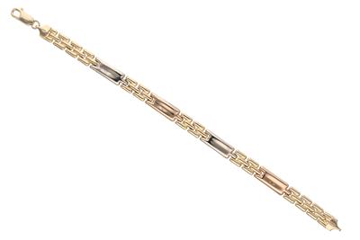 Bracciale in oro tre colori - Asta Preziosi