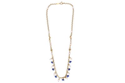 Collana con perle coltivate e lapislazzuli - Asta Preziosi Collana con perle coltivate e lapislazzuli - Asta Preziosi