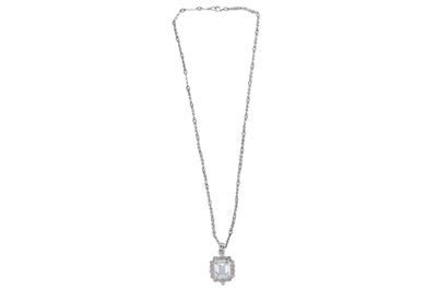 Collana e ciondolo con acquamarina - Asta Preziosi Collana e ciondolo con acquamarina - Asta Preziosi