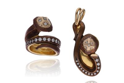 Parure con diamanti composta da ciondolo e anello con diamanti - Asta Preziosi Parure con diamanti composta da ciondolo e anello con diamanti - Asta Preziosi