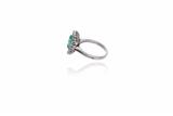 Anello con diamanti e smeraldo - Asta Preziosi Anello con diamanti e smeraldo - Asta Preziosi