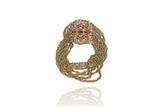 Bracciale in oro con chiusura con rubini - Asta Preziosi Bracciale in oro con chiusura con rubini - Asta Preziosi