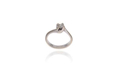 Anello con diamante - Asta Preziosi