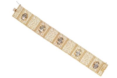 Bracciale con quarzi - Asta Preziosi