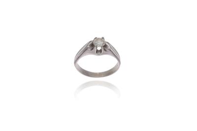 Anello con diamante - Asta Preziosi