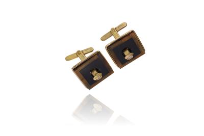 Cardena', paio di gemelli con diamanti - Asta Preziosi