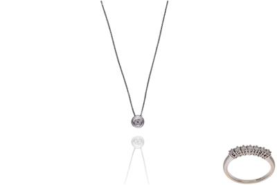 Parure, collana e bracciale con diamanti - Asta Preziosi