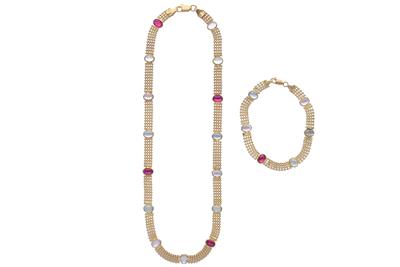 Parure composta da collana e bracciale - Asta Preziosi