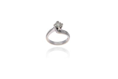 Anello con diamante - Asta Preziosi
