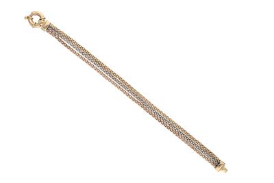 Bracciale in oro tre colori - Asta Preziosi
