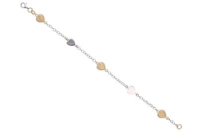Bracciale in oro bicolore - Asta Preziosi
