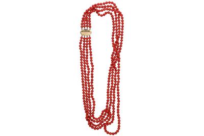 Collana di coralli - Asta Preziosi Collana di coralli - Asta Preziosi