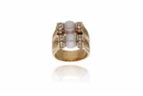Anello con diamanti e perle - Asta Preziosi Anello con diamanti e perle - Asta Preziosi