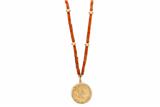 Collana di pietre con chiusura, parti e medaglia - Asta Preziosi Collana di pietre con chiusura, parti e medaglia - Asta Preziosi