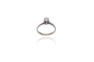 Anello solitario con diamante - Asta Preziosi Anello solitario con diamante - Asta Preziosi