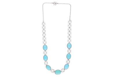Collana con diamanti e pietre - Asta Preziosi Collana con diamanti e pietre - Asta Preziosi