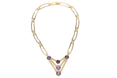 Collana con pietre e diamanti - Asta Preziosi Collana con pietre e diamanti - Asta Preziosi