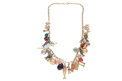 Collana con vari pendenti - Asta Preziosi Collana con vari pendenti - Asta Preziosi