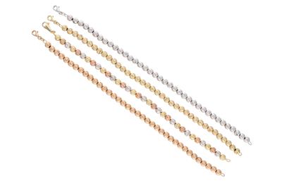 Quattro bracciali con sfere - Asta Preziosi Quattro bracciali con sfere - Asta Preziosi