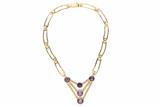 Collana con pietre e diamanti - Asta Preziosi Collana con pietre e diamanti - Asta Preziosi