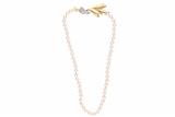 Leo Pizzo, collana con perle coltivate e diamanti - Asta Preziosi Leo Pizzo, collana con perle coltivate e diamanti - Asta Preziosi