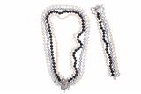 Parure collana e bracciale di perle coltivate, diamanti e pietre - Asta Preziosi Parure collana e bracciale di perle coltivate, diamanti e pietre - Asta Preziosi