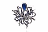 Spilla con diamanti e pietre - Asta Preziosi Spilla con diamanti e pietre - Asta Preziosi
