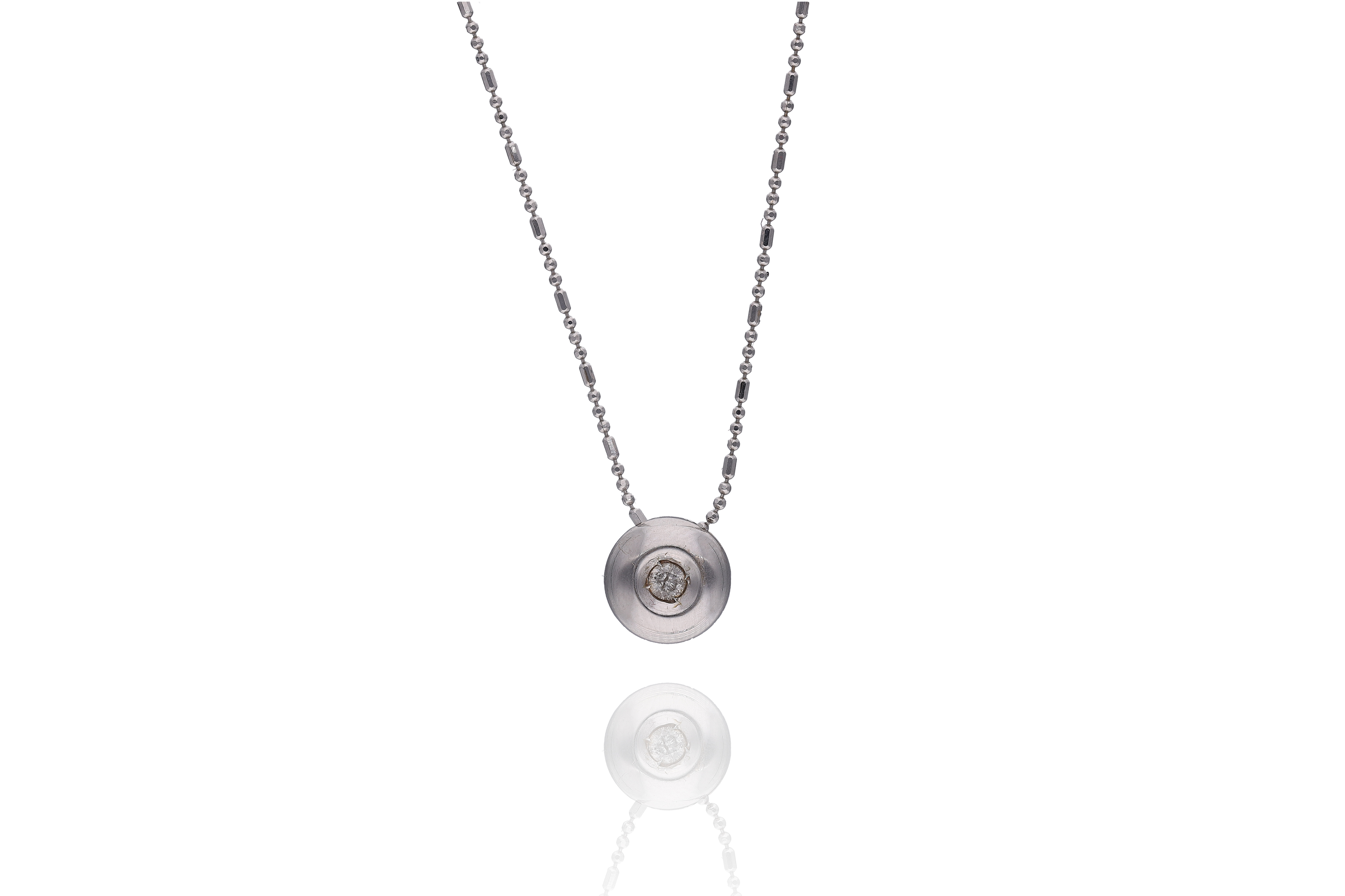 Collana con diamante - Asta Preziosi