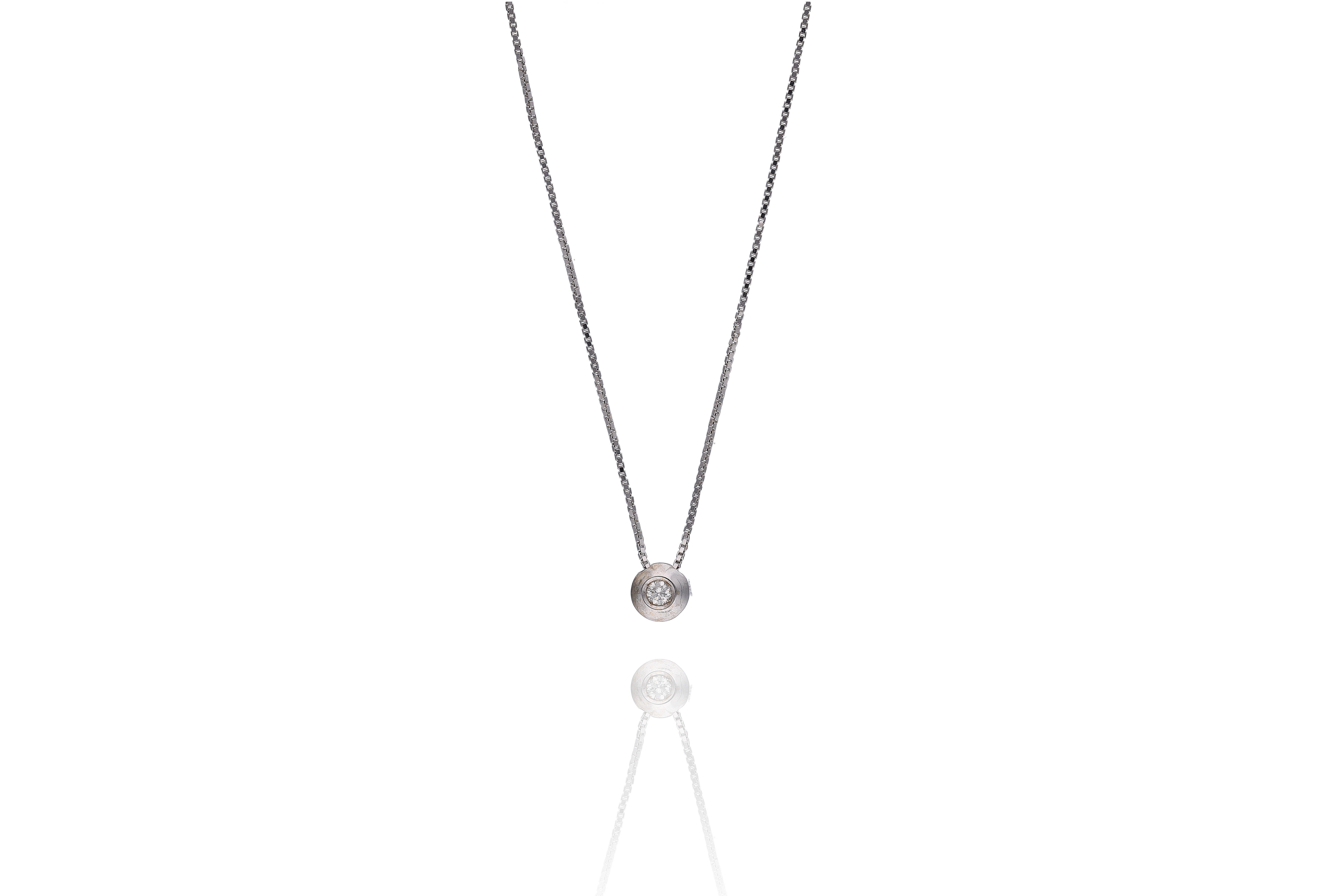 Collana con diamante - Asta Preziosi