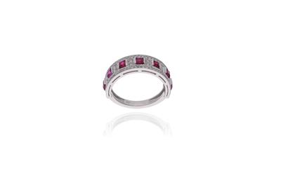 Anello con rubini e diamanti - Asta Preziosi Anello con rubini e diamanti - Asta Preziosi