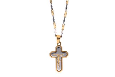 Collana con ciondolo in oro bicolore - Asta Preziosi Collana con ciondolo in oro bicolore - Asta Preziosi
