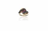 Anello con diamanti, zaffiri e rubini - Asta Preziosi Anello con diamanti, zaffiri e rubini - Asta Preziosi