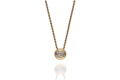 Collana con diamante - Asta Preziosi