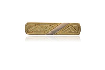 Fermasoldi decorato con elementi geometrici - Asta Preziosi Fermasoldi decorato con elementi geometrici - Asta Preziosi