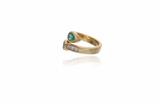 Anello con diamanti e smeraldi - Asta Preziosi Anello con diamanti e smeraldi - Asta Preziosi
