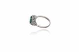 Anello con smeraldo e diamanti - Asta Preziosi Anello con smeraldo e diamanti - Asta Preziosi