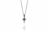 Collana e ciondolo con pietra e diamanti - Asta Preziosi Collana e ciondolo con pietra e diamanti - Asta Preziosi