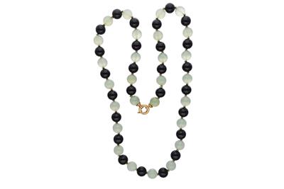 Collana con calcedoni - Asta Preziosi Collana con calcedoni - Asta Preziosi
